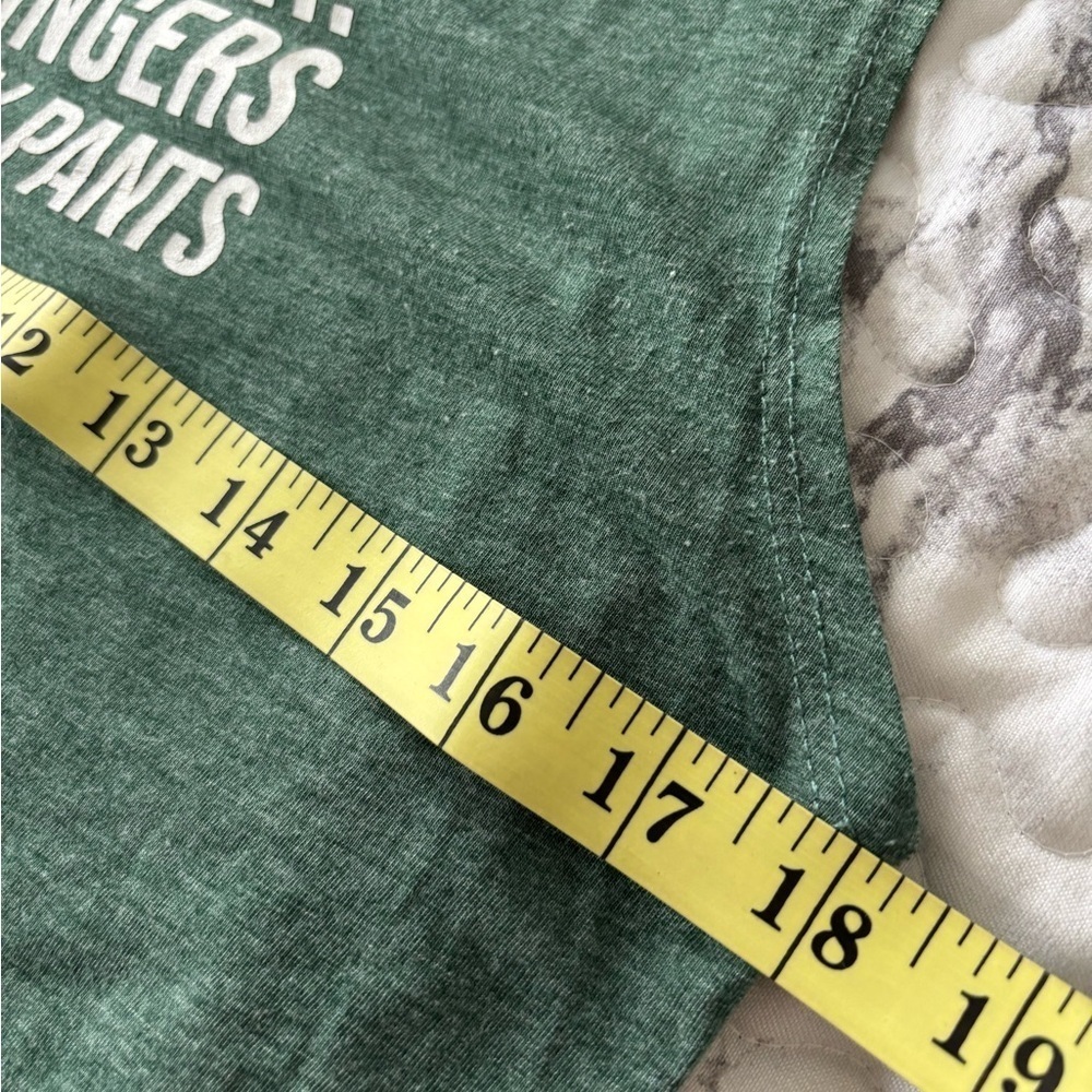5/$20!! Graphic Fun wording muscle Tank Top - Picture 4 of 5